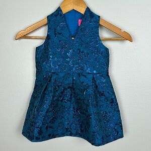 Lilly Pulitzer Girls Mini Tanlee Dress. Blooming Brocade. Size 3.